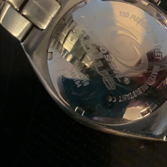 Men’s blue fossil watch - Picture 2 of 2